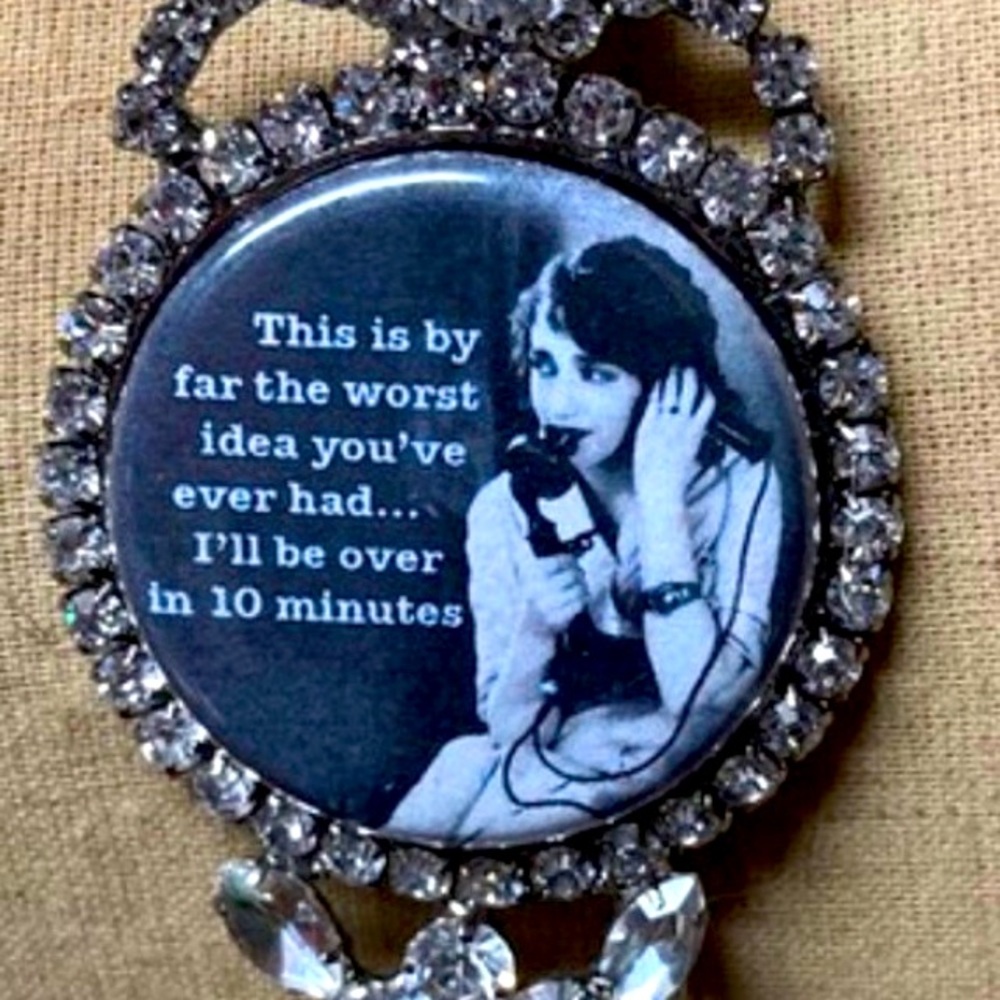 Pendant Necklace-Sarcasm Necklace-Humorous Necklace-Gift for Adventurer- Gift